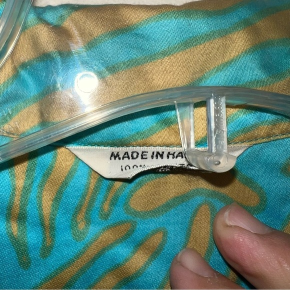 Vintage Hawaiian Short Sleeved Button Front Casual Shirt Cotton Unisex Size Med - Picture 10 of 12